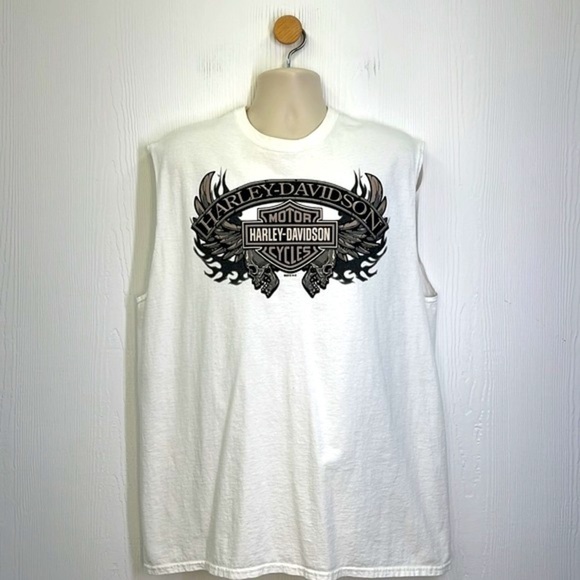 Harley Davidson - 2015 Thunder Tower Columbia SC Sleeveless Graphic Shirt XL - Picture 2 of 10